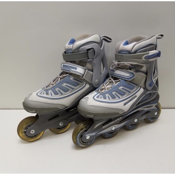 Rollerblade Zetrablade Womens Inline Skate, Size 7  Gray Blue - EXCELLENT! - Picture 1 of 11